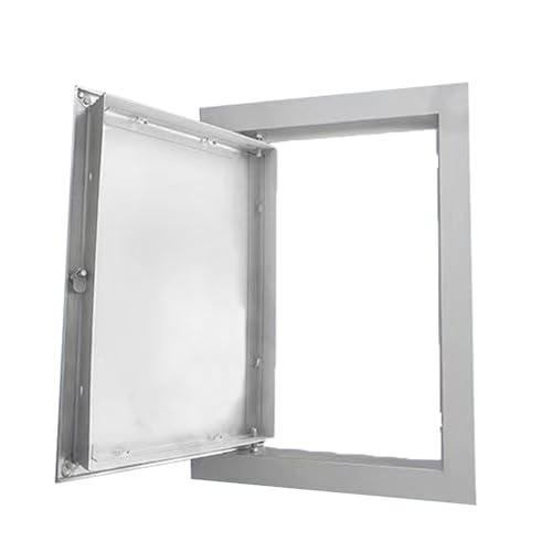 Wand und Decke, Elektro- und Sanitär-Service-Türabdeckung, Revisionsklappe Revisionstür Weiß, Zugangstür, Alu-Rahmen Revisionstür Revision Wartungstür(64 * 64CM/25.1 * 25.1IN) von JHDXL