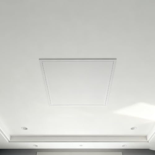 Weiß Revisionsklappe Revision, wartungsklappe trockenbau, Zugangstür & Wartungsklappe, Wand und Decke, Elektro- und Sanitär-Service-Türabdeckunag(55 * 55CM/21.6 * 21.6IN) von JHDXL