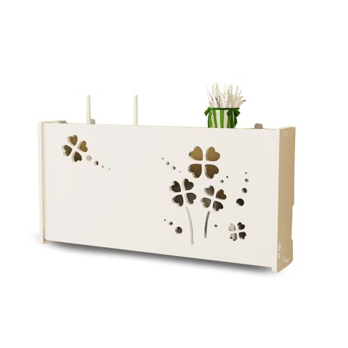 JHLA Modembox Routerablage Schlafzimmer Wohnzimmer C52 x 9,5 x 25 cm von JHLA