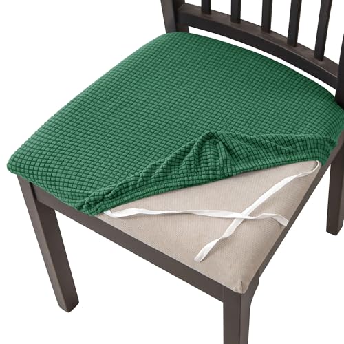 JHLD Stretch Esszimmerstuhl Sitzbezüge 6er Set, Esszimmerstuhl Sitzbezug Rutschfestes Spandex Sitzbezug Esszimmerstuhl Abnehmbare Waschbar Stretch-Sitzbezüge Für Esszimmer Bankett-dunkelgrün-6er Set JHLD Stretch Esszimmerstuhl Sitzbezüge 6er Set, Esszimmerstuhl Sitzbezug Rutschfestes Spandex Sitzbezug Esszimmerstuhl Abnehmbare Waschbar Stretch-Sitzbezüge Für Esszimmer Bankett-dunkelgrün-6er Set von JHLD
