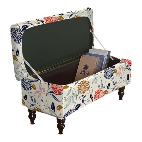 JHLD Stretch Ottomane Schonbezug Rechteckiger, 1 Stück Ottomane Bezug Universal Hockerbezug Gedruckt Hocker Husse Für Fußhocker Waschbar-32-L JHLD Stretch Ottomane Schonbezug Rechteckiger, 1 Stück Ottomane Bezug Universal Hockerbezug Gedruckt Hocker Husse Für Fußhocker Waschbar-32-L von JHLD