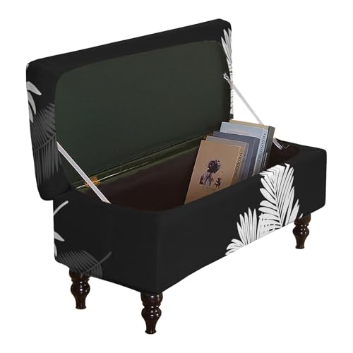JHLD Stretch Ottomane Schonbezug Rechteckiger, 1 Stück Ottomane Bezug Universal Hockerbezug Gedruckt Hocker Husse Für Fußhocker Waschbar-34-L JHLD Stretch Ottomane Schonbezug Rechteckiger, 1 Stück Ottomane Bezug Universal Hockerbezug Gedruckt Hocker Husse Für Fußhocker Waschbar-34-L von JHLD