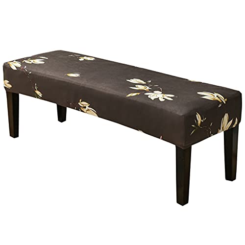 JHLD Universal-Bezug Für Esszimmer-Bank, Stretch Dining Bench Cover Für Esszimmer Gedruckt Bezug Für Esszimmerstuhl Spandex Elastische Stuhlhussen Für Wohnzimmer-AS-Groß von JHLD