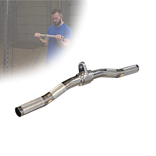JHLP Revolutionieren Sie Ihr Heim-Fitnessstudio mit Bodybuilding EZ gebogenem Metallgriff – Kabelbefestigung für unschlagbare Workouts von JHLP