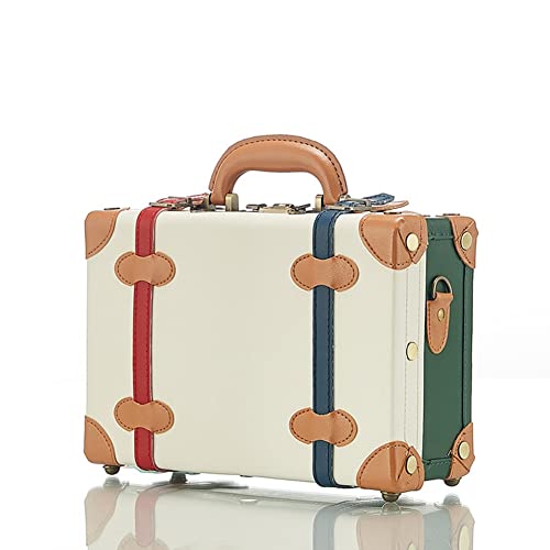 JHLP Vintage Koffer mit Schloss - Handgefertigte Truhe Aufbewahrungsbox für Dekoration - Handumwickelte Ecken - Erhältlich in 3 Größen - Reisekoffer kleiner Kofferraum JHLP Vintage Koffer mit Schloss - Handgefertigte Truhe Aufbewahrungsbox für Dekoration - Handumwickelte Ecken - Erhältlich in 3 Größen - Reisekoffer kleiner Kofferraum von JHLP
