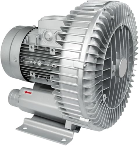 110V 50Hz Aluminiumlegierung einphasiges regeneratives Gebläse Hochdruck-Ringgebläse Wirbelgebläse for Abwasserbelüftung Fischteich-Kreiselgebläse(350W/0.47HP) von JHOMHF