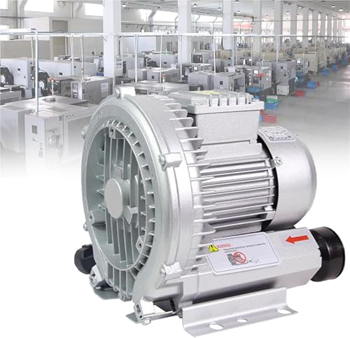 220 V/380 V Hochdruck-Wirbelringgebläse Regeneratives Gebläse Wirbelkreisel-Vakuumpumpe Industrie-Extraktor-Werkstatt-Abgasgebläse(2.2KW/220V) von JHOMHF