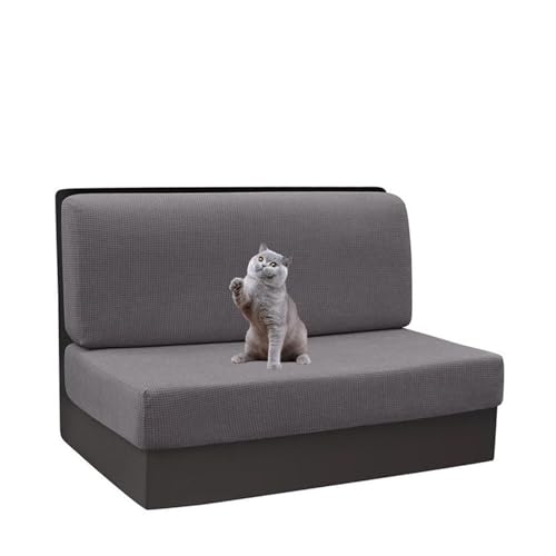 JHOMHF Campervan Kissenbezug Set dehnbarer RV-Sofabezug Ersatzbezug aus strapazierfähigem elastischem Stoff Dinette Stuhlbezug for Campervan(Dark Gray) von JHOMHF