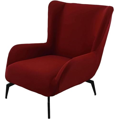 JHOMHF Stretch Sesselbezug for Ohrensessel Mid Century Modern Akzent Sesselbezug for Schreibtischstühle mit hoher Rückenlehne Wohnzimmerstühle elastischer Möbelschutz(ColorB,1 Pack) von JHOMHF