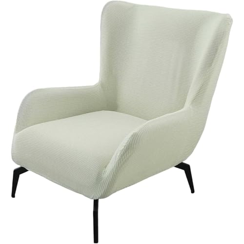 JHOMHF Stretch Sesselbezug for Ohrensessel Mid Century Modern Akzent Sesselbezug for Schreibtischstühle mit hoher Rückenlehne Wohnzimmerstühle elastischer Möbelschutz(ColorJ,1 Pack) von JHOMHF