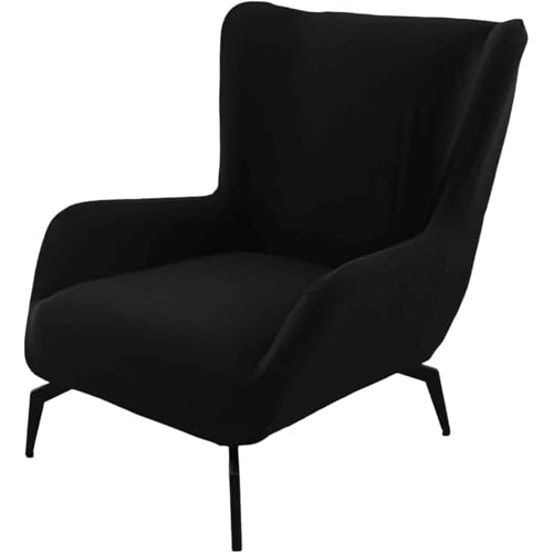 JHOMHF Stretch Sesselbezug for Ohrensessel Mid Century Modern Akzent Sesselbezug for Schreibtischstühle mit hoher Rückenlehne Wohnzimmerstühle elastischer Möbelschutz(ColorM,1 Pack) von JHOMHF