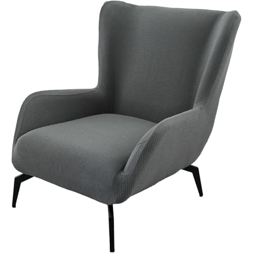 JHOMHF Stretch Sesselbezug for Ohrensessel Mid Century Modern Akzent Sesselbezug for Schreibtischstühle mit hoher Rückenlehne Wohnzimmerstühle elastischer Möbelschutz(Colori,1 Pack) von JHOMHF