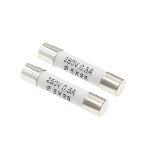Sicherung 6x25mm 250V 0,5A 1A 2A 3A 4A 5A 6A 8A 10A 13A 15A 16A 20A 25A 30A Keramiksicherung(0.5A,5X25MM_20PCS) von JHPWKRMU