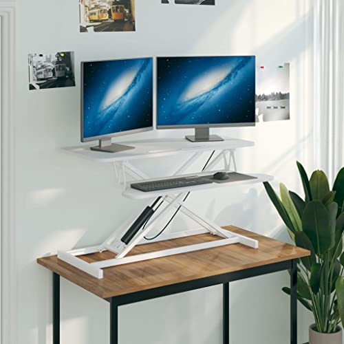 Arbeitsstation Verstellbar, Study Table Bürotisch Gaming-Tisch Desk Schreibtische Computertisch Geeignet für Wohnzimmer Spielzimmer Büro Arbeitszimmer 90x40x(13-50) cm Stahl Holzwerkstoff von JHQHSM