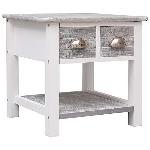 JHQHSM Beistelltisch, Beistelltische Couchtisch Kaffeetisch Wohnzimmertisch Konsolentisch Sofatisch Side Table Teetisch Geeignet für Schlafzimmer Büro Flur Wohnzimmer Grau 40x40x40 cm Paulownia Holz JHQHSM Beistelltisch, Beistelltische Couchtisch Kaffeetisch Wohnzimmertisch Konsolentisch Sofatisch Side Table Teetisch Geeignet für Schlafzimmer Büro Flur Wohnzimmer Grau 40x40x40 cm Paulownia Holz von JHQHSM
