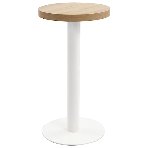 JHQHSM Bistrotisch, Küchentisch Hochtisch Tresentisch Esstisch Wohnzimmertisch Esszimmertische Tisch Bartisch Geeignet für Bars Restaurant Clubs Bankettsälen Hellbraun 40 cm MDF von JHQHSM