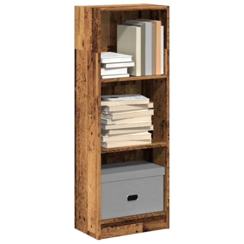JHQHSM Bücherregal, Bookcase Bücherschrank Lagerregal Aufbewahrungregal Geeignet für Schlafzimmer Arbeitszimmer Büro Flur Altholz-Optik 40x24x109 cm Holzwerkstoff JHQHSM Bücherregal, Bookcase Bücherschrank Lagerregal Aufbewahrungregal Geeignet für Schlafzimmer Arbeitszimmer Büro Flur Altholz-Optik 40x24x109 cm Holzwerkstoff von JHQHSM