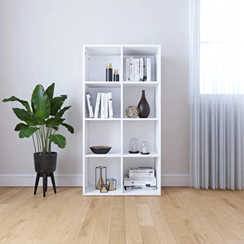 JHQHSM Bücherregal/Sideboard, Bücherschrank Aufbewahrungregal Lagerregal Bookcase TV-Schrank Bookshelf Regal Geeignet für Büro Flur Schlafzimmer Arbeitszimmer Weiß 66×30×130 cm Holzwerkstoff JHQHSM Bücherregal/Sideboard, Bücherschrank Aufbewahrungregal Lagerregal Bookcase TV-Schrank Bookshelf Regal Geeignet für Büro Flur Schlafzimmer Arbeitszimmer Weiß 66×30×130 cm Holzwerkstoff von JHQHSM