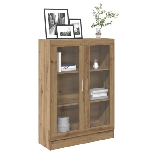 JHQHSM Bücherschrank, Bookcase Aufbewahrungregal Lagerregal Vitrinenschrank Highboard Bookshelf Geeignet für Arbeitszimmer Büro Schlafzimmer Flur Artisan-Eiche 82,5x30,5x115 cm Holzwerkstoff JHQHSM Bücherschrank, Bookcase Aufbewahrungregal Lagerregal Vitrinenschrank Highboard Bookshelf Geeignet für Arbeitszimmer Büro Schlafzimmer Flur Artisan-Eiche 82,5x30,5x115 cm Holzwerkstoff von JHQHSM