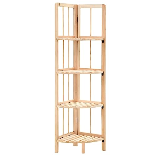 JHQHSM Eckregal, Bookshelf Regal Bücherschrank Aufbewahrungregal Lagerregal Bookcase Eckschrank Geeignet für Flur Schlafzimmer Arbeitszimmer Büro Zedernholz 27x27x110 cm JHQHSM Eckregal, Bookshelf Regal Bücherschrank Aufbewahrungregal Lagerregal Bookcase Eckschrank Geeignet für Flur Schlafzimmer Arbeitszimmer Büro Zedernholz 27x27x110 cm von JHQHSM