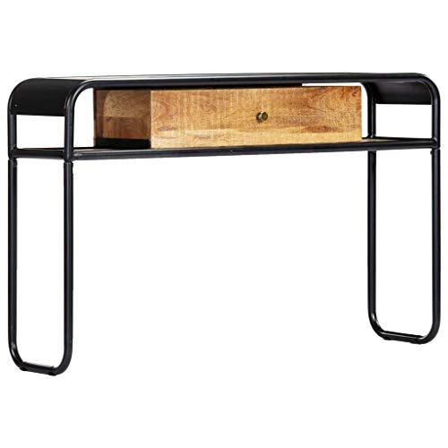 JHQHSM Konsolentisch, Wohnzimmertisch Sofatisch Side Table Beistelltisch Kaffeetisch Couchtisch Teetisch Geeignet für Büro Flur Wohnzimmer Schlafzimmer 118 x 30 x 75 cm Massivholz Mango von JHQHSM