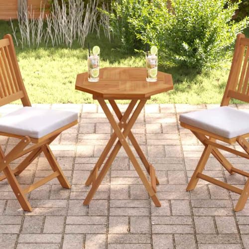 JHQHSM Tischplatte, Ersatztischplatte Esstischplatte Tabletop Ersatzplatte für Tisch Holztischplatte Esstische Geeignet für Restaurant Café Hotel Esszimmer 60x60x2,5 cm Achteckig Massivholz Teak von JHQHSM