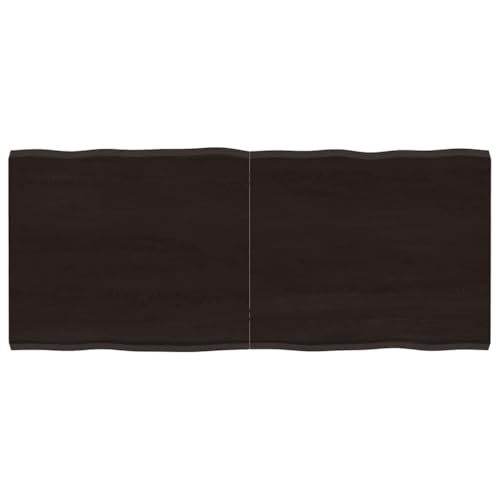 JHQHSM Tischplatte, Esstischplatte Ersatztischplatte Ersatzplatte für Tisch Holztischplatte Geeignet für Restaurant Hotel Café Esszimme 140x60x(2-4) cm Massivholz Behandelt Baumkante von JHQHSM