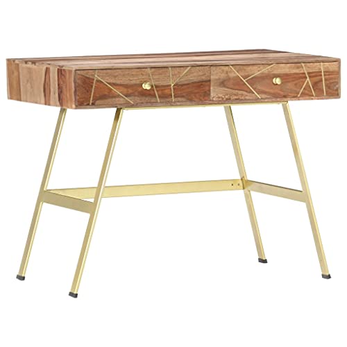 Schreibtisch mit Schubladen, Desk Schreibtische Computertisch Konsolentisch Bürotisch Gaming-Tisch Geeignet für Spielzimmer Büro Arbeitszimmer Wohnzimmer 100x55x75 cm Massivholz Palisander Schreibtisch mit Schubladen, Desk Schreibtische Computertisch Konsolentisch Bürotisch Gaming-Tisch Geeignet für Spielzimmer Büro Arbeitszimmer Wohnzimmer 100x55x75 cm Massivholz Palisander von JHQHSM