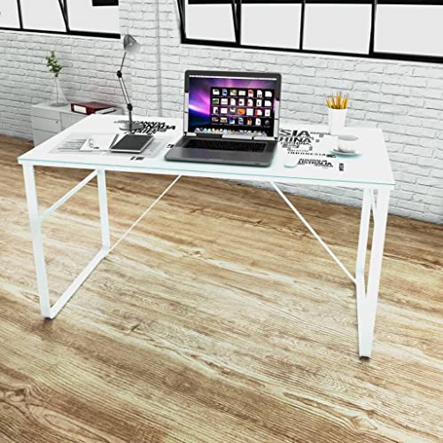 Schreibtisch mit Weltkarte, Bürotisch Gaming-Tisch Desk Schreibtische Computertisch Empfangstheke Geeignet für Arbeitszimmer Wohnzimmer Spielzimmer Büro von JHQHSM