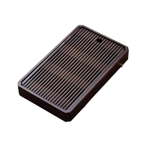 JHSDHYD Teetablett Teetablett aus Holz, Wasseraufbewahrung, Tee-Set, einfaches rechteckiges Teebrett, Teeaufbewahrungstablett(30x18x4cm) von JHSDHYD