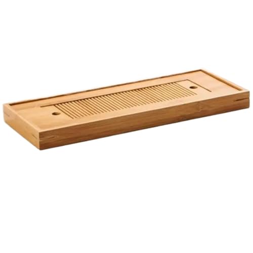 JHSDHYD Teetablett Teetischtablett aus Holz, Kaffeetablett, massives Teetablett, Haushaltsteebrett(38.5X15.2X3CM) von JHSDHYD