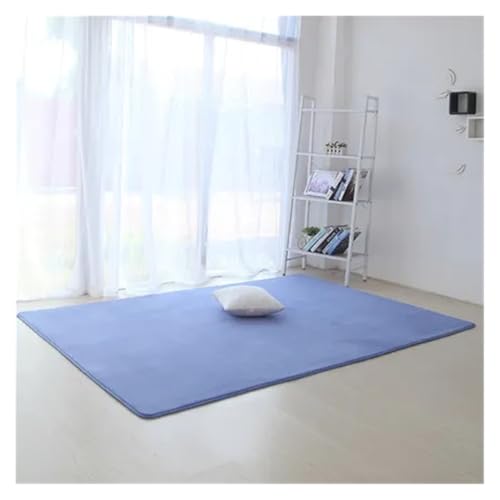 JHSDHYD Teppich, verdickter Korallensamt, rutschfester Teppich, Wohnzimmer, Couchtisch, Decke, Schlafzimmer, Kissen, Nachttisch, Yoga-Matte (4,100 x 200 cm) von JHSDHYD