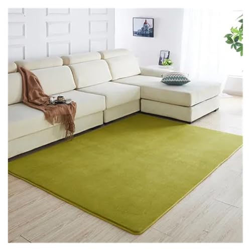 JHSDHYD Teppich Flauschig Korallensamt-Teppich for Wohnzimmer, Couchtisch, Decke, Schlafzimmer, Nachttischmatte, Bettvorleger, Tatami-Yoga-Matte, 140 cm x 200 cm(10,160x200cm) von JHSDHYD