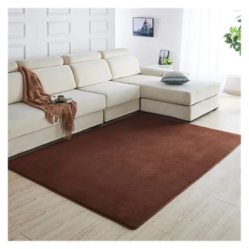 JHSDHYD Teppich Flauschig Korallensamt-Teppich for Wohnzimmer, Couchtisch, Decke, Schlafzimmer, Nachttischmatte, Bettvorleger, Tatami-Yoga-Matte, 140 cm x 200 cm(2,160x200cm) von JHSDHYD