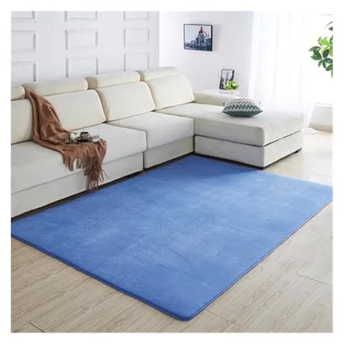 JHSDHYD Teppich Flauschig Korallensamt-Teppich for Wohnzimmer, Couchtisch, Decke, Schlafzimmer, Nachttischmatte, Bettvorleger, Tatami-Yoga-Matte, 140 cm x 200 cm(7,120x200cm) von JHSDHYD