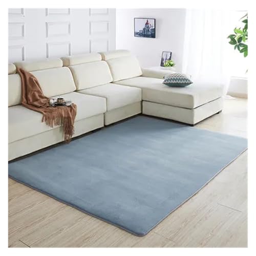 JHSDHYD Teppich Flauschig Korallensamt-Teppich for Wohnzimmer, Couchtisch, Decke, Schlafzimmer, Nachttischmatte, Bettvorleger, Tatami-Yoga-Matte, 140 cm x 200 cm(8,120x160cm) von JHSDHYD