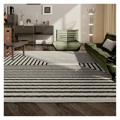 JHSDHYD Teppich Flauschig Moderner Stil Wohnzimmer Dekoration Teppich Teppiche for Schlafzimmer verdicken Plüsch Studie Bodenmatte Home Fluffy Soft Teppich(A,80x160cm) von JHSDHYD