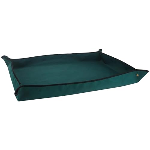 JHSDHYD Umtopfmatte 110CM Pflanzmatte Oxford-Stoff Pflanzen-Umtopfmatte Faltbare wasserdichte Gartenarbeit Blumenerde Pad Blumentöpfe Umpflanzmatten von JHSDHYD