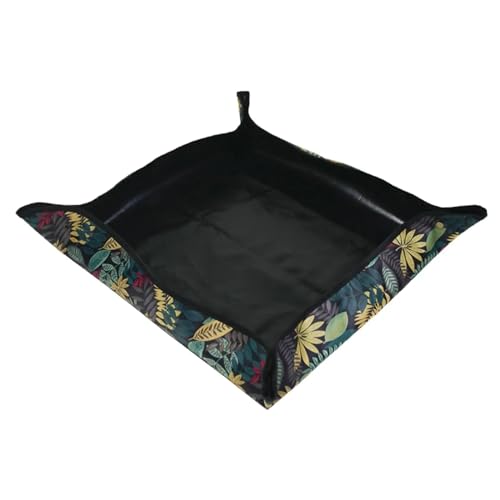 JHSDHYD Umtopfmatte Faltbare Umtopfmatte for Pflanzen, wasserdichtes Oxford-Gewebe, Wiederverwendbare quadratische Umtopfmatte for den Innenbereich, Faltbare Gartenmatte(75cmx75cm) von JHSDHYD