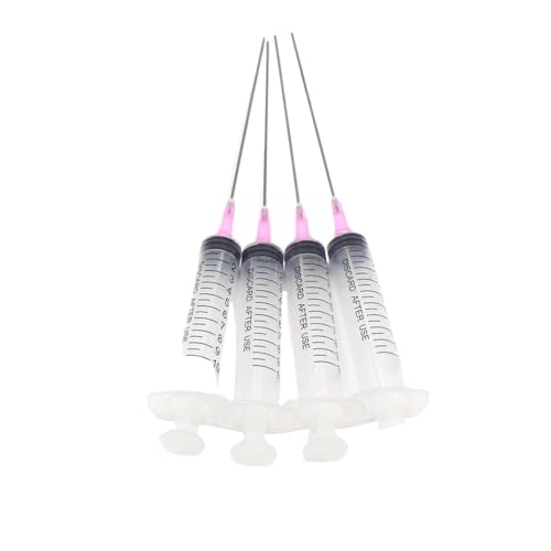 JHTRHZ 4pcs Ink Nachfüllwerkzeug 10 ml Kompatibel mit kompatible Tintenstrahlpatronen mit 10 cm langes Nadel -CISS -System Nachfüllung von JHTRHZ