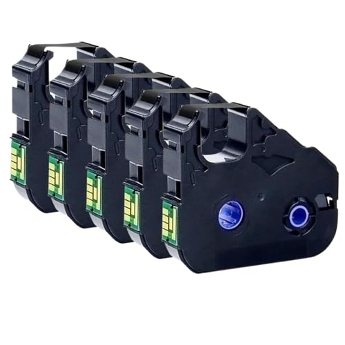 JHTRHZ 5 10PCS LB-200BK MK-RS100B Tintenband kompatibel mit ID-Druckermodellen M-11C M-1STD M-1PRO MK1000 MK2000 MK1500 MK2500 Schreibmaschinenband(LB-200BK 5pcs) von JHTRHZ