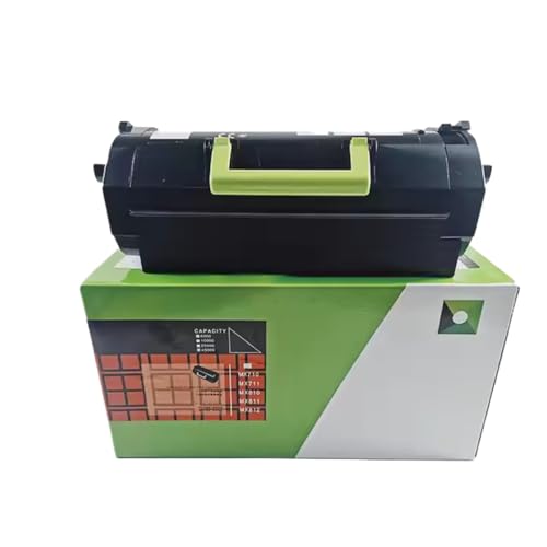 JHTRHZ Kompatible 25K -Ertragsschwarztoner -Patrone Kompatibel mit MS710 MS810 MS811 MS812 Drucker Arbeiten mit 52D1H00 52D1000 von JHTRHZ