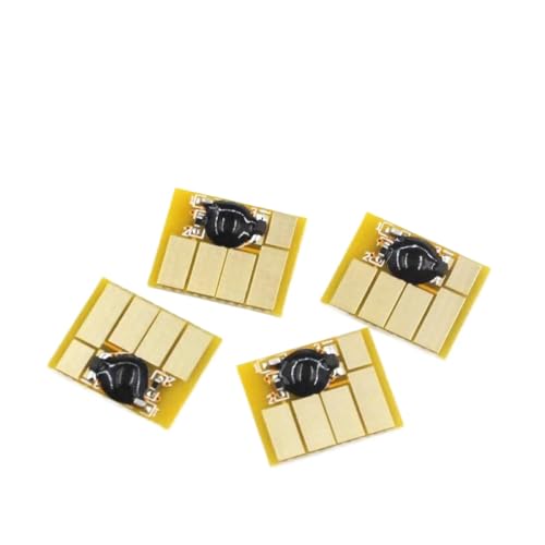 JHTRHZ Kompatible 4 Farbkartuschen -Chip -Set Kompatibel mit 10 11 82 Chip Kompatibel mit DesignJet 111 510 500 800 500Ps 1000 1200 2000 2200 850 110 Drucker(10 82 chip 1set) von JHTRHZ