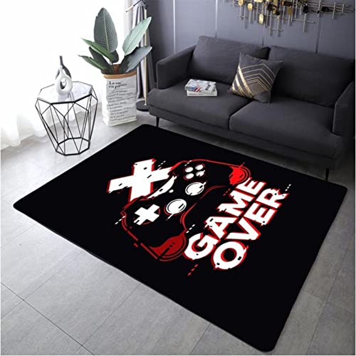 Cartoon Gamer Zone Game Controller Teppich Teppiche Teppich für Wohnzimmer Play Crawl rutschfeste Bodenmatte 140x200cm von JHUHN