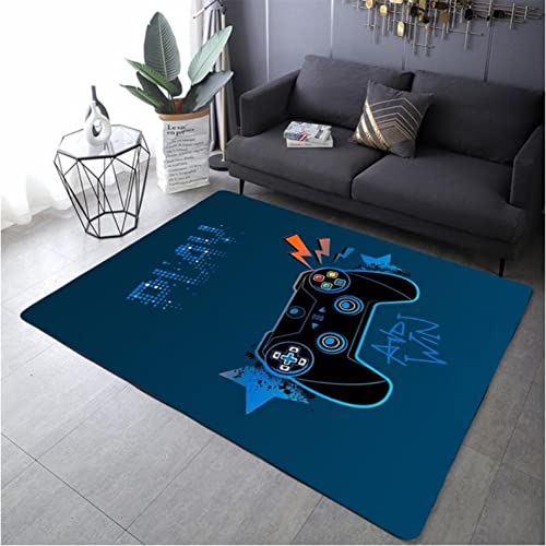 Cartoon Gamer Zone Game Controller Teppich Teppiche Teppich für Wohnzimmer Play Crawl rutschfeste Bodenmatte 160x230cm von JHUHN