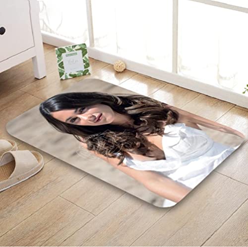 Fußmatte Tini Stoessel Bereichsteppich Antirutschteppich Wohnzimmer Flur Badematte Geschenk Waschbarer Teppich 120x160cm von JHUHN