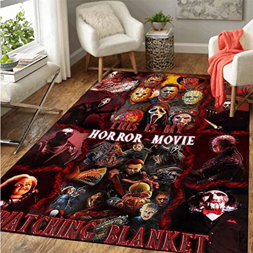 Horror Movie Characters Rug Carpet Floor Mat Horror Movie Rug Carpet Horror Area Rug Home Decor 100x160cm von JHUHN