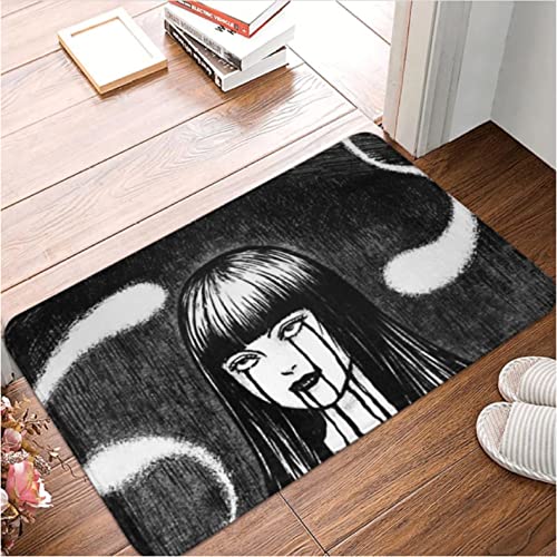 Junji Ito Tomie Kawakami Bedroom Mat Ghost Doormat Kitchen Carpet Balcony Rug Home Decor 60X90cm von JHUHN
