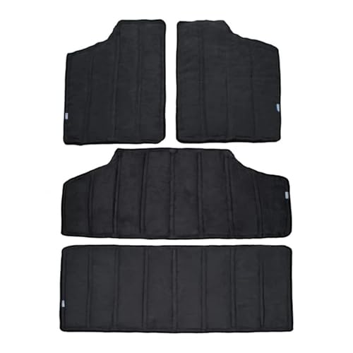 Dachhimmel-Wärmedämmung, Schalldämpfer-Baumwoll-Kits Für Jeep Für Wrangler JK 4-Türer 2012-2017(Black) von JHVVBFWF