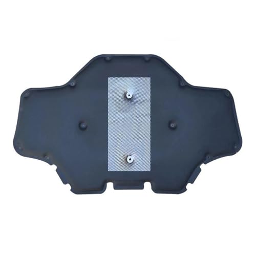 Für X3 G01 X4 G02 2018 2019 2020 2021 2022 2023 Motorhauben-Motorwärme-Schallmatten-Abdeckung Isolierwattepad(Black Silver) von JHVVBFWF